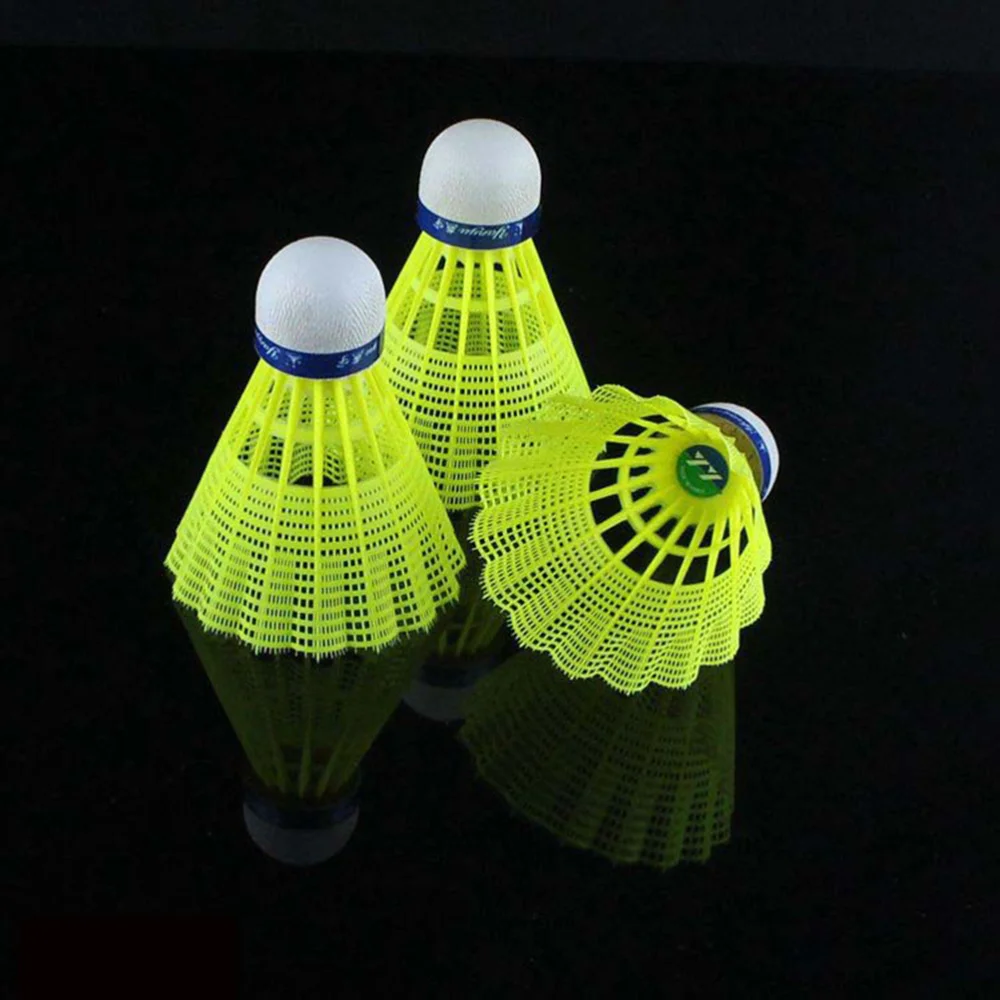 

6pcs Nylon Badminton Practical Shuttlecocks Sports Supplies Exercise Accessories for Indoor Outdoor Playing School Activ