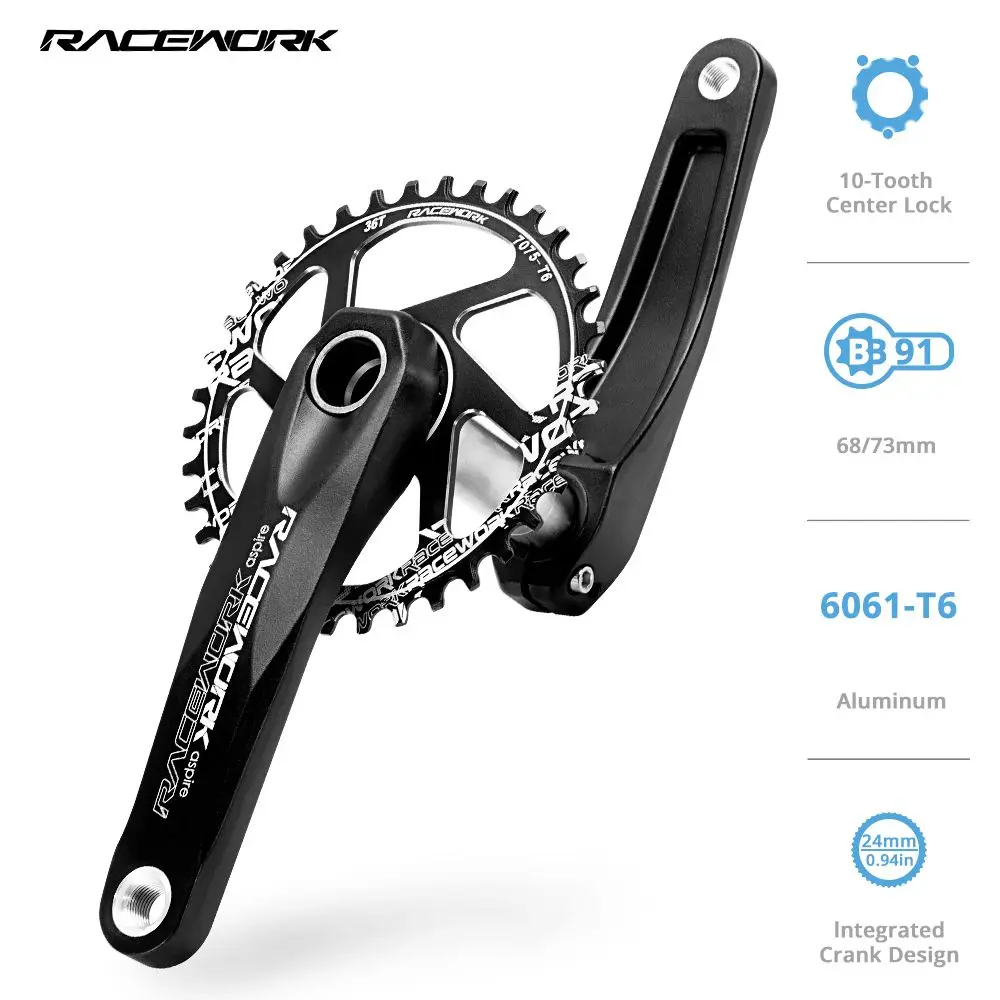 

New 170mm 32T 34T 36T 38T GXP Bike Crank Chainring Bottom Bracket Bike Accessories Bicycle Crankset