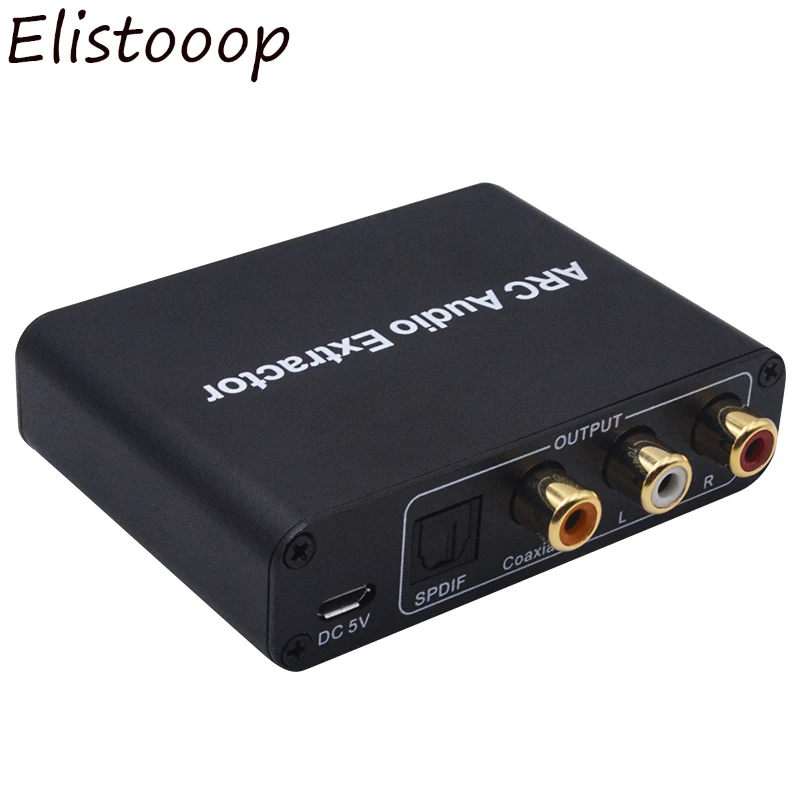 192 кГц ARC аудио адаптер HDMI экстрактор цифро-аналоговый преобразователь DAC SPDIF
