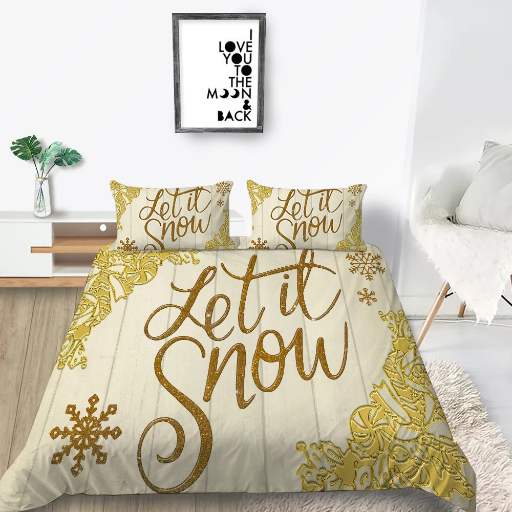 

Комплект постельного белья из дышащего полиэстера, с 3D-принтом