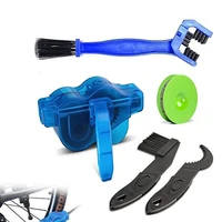 5pcs bicycle chain cleaner scrubber brush mountain bike chain brush cleaner cleaning repair tools cycling accessories