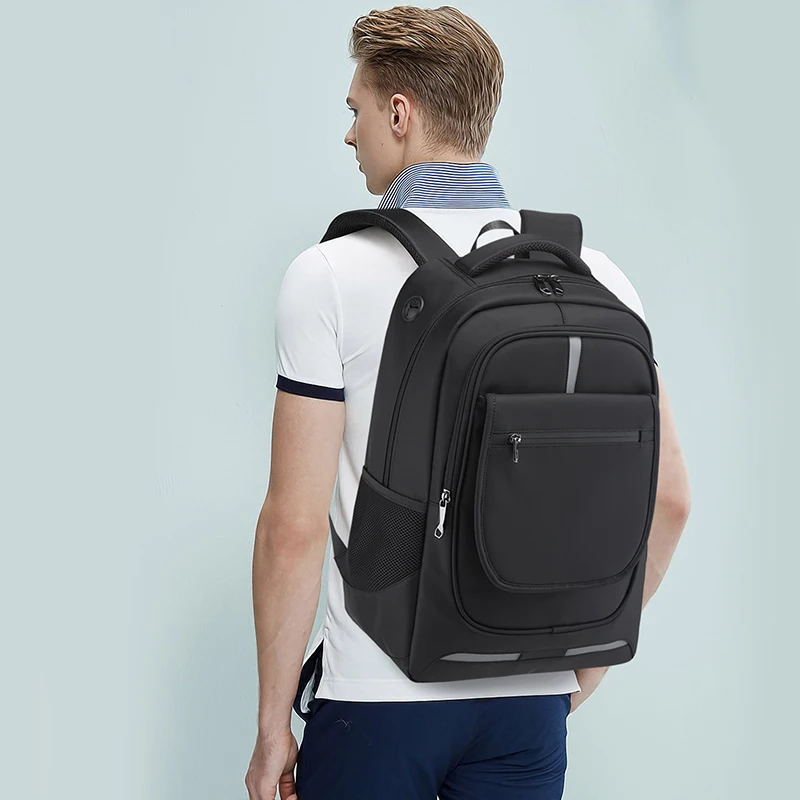 

Portable backpack 17 inch large capacity waterproof multifunctional backpack men's USB business backpack women's School Backpack