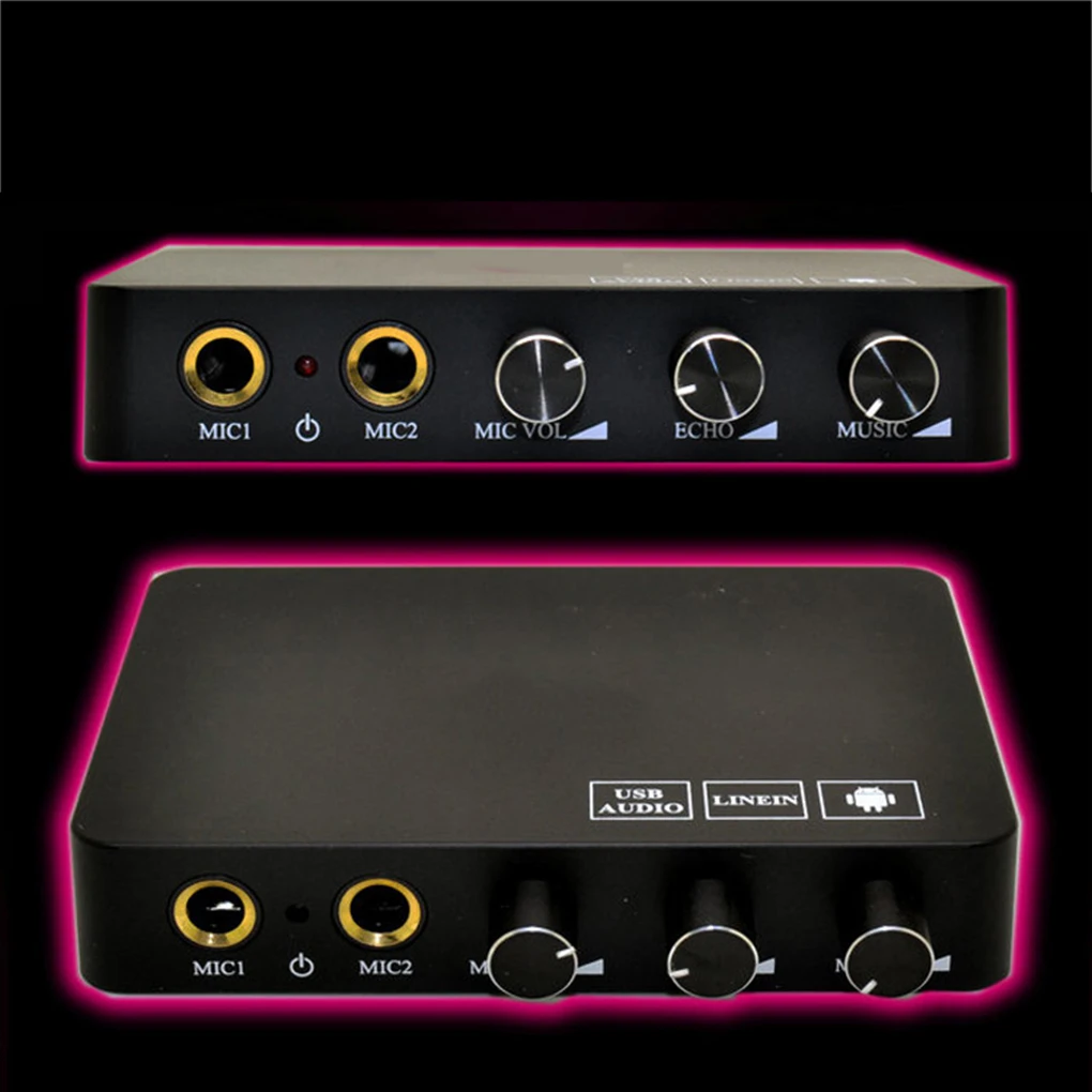 Новый портативный беспроводной микрофон для караоке устройство домашняя