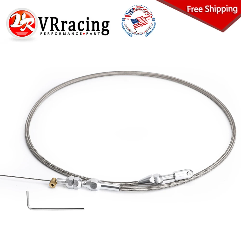 

36" Throttle Gas Cable Kit Stainless Steel Braided For 97-07 Chevrolet/Chevy LS1 Engine 4.8L 5.3L 5.7L 6.0L TCB02