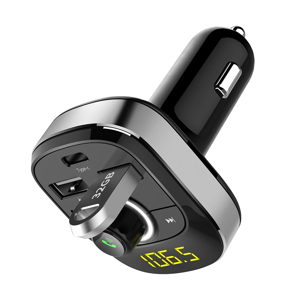 OULLX Bluetooth автомобильный комплект беспроводной fm передатчик громкой связи A2DP