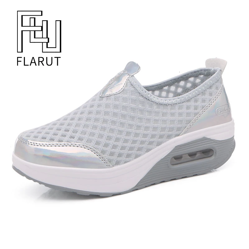 Женские кроссовки на воздушной подушке дышащие для фитнеса увеличивающие рост