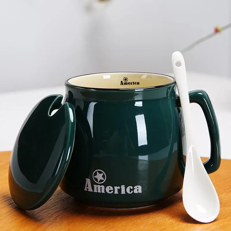 Милая посуда для напитков керамическая чайная кружка креативная забавная