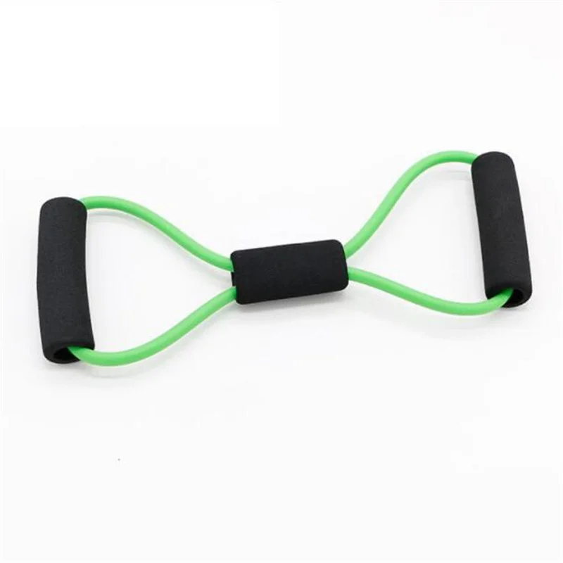 

TPE 8 Word Fitness Yoga Gum Resistance Rubber Bands Fitness Elastic Band Fitness Equipment Expander Workout Gym Exercise Train