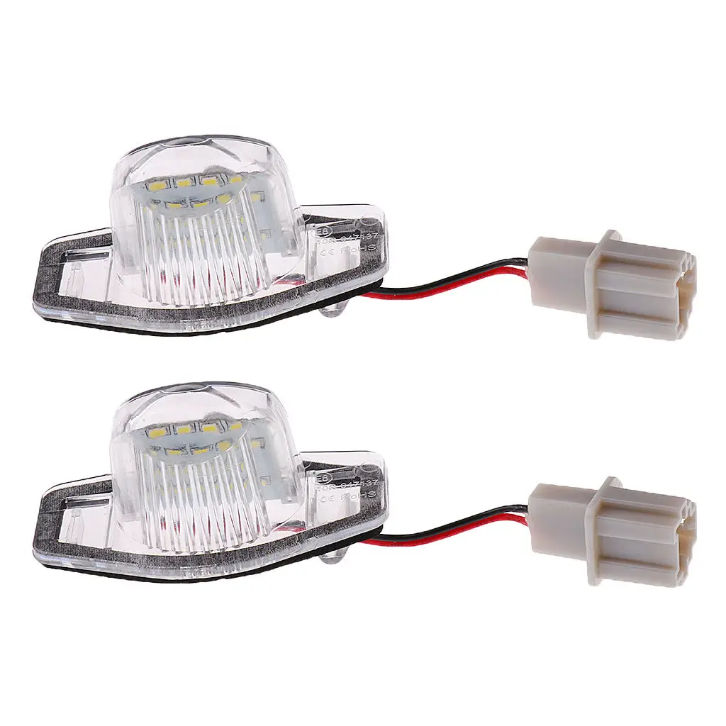 

2 PCS Error Free LED License Number Plate Lights For