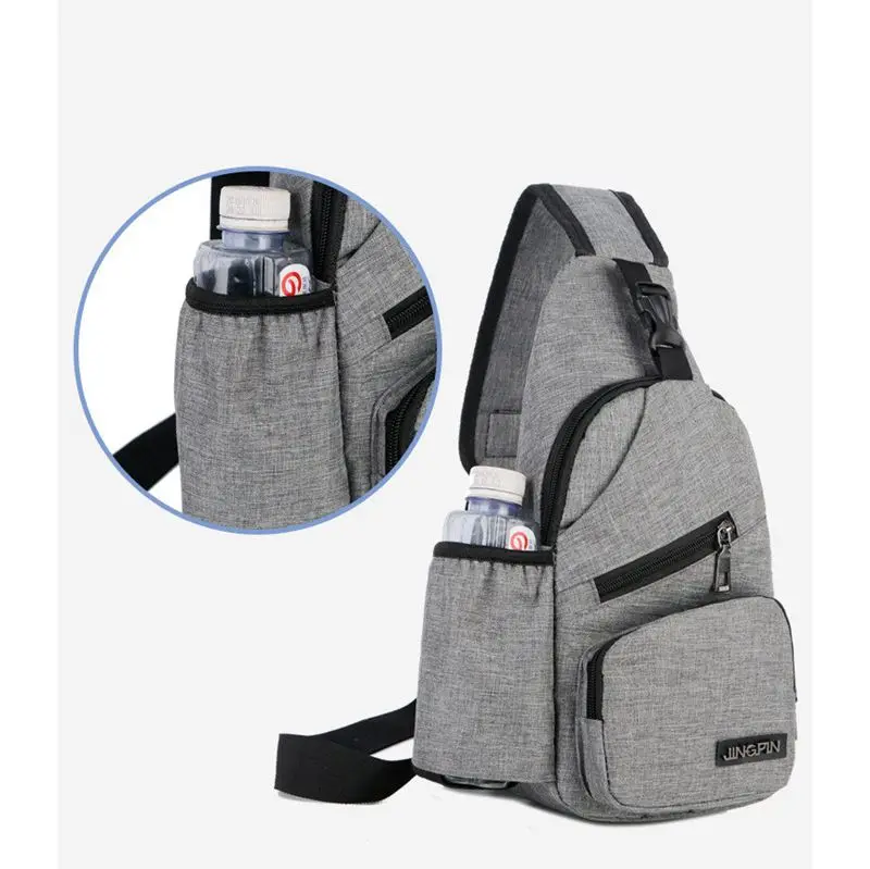 Сумка на плечо для мужчин и женщин нейлоновая слинг сумка нагрудной мешок через