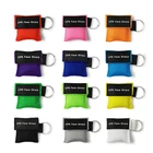 Реаниматор для лица и лица, брелок для экстренной спасательной терапии, односторонний щит для лица, мастерство для оказания первой помощи, тренировочная защитная маска для дыхания и спасения