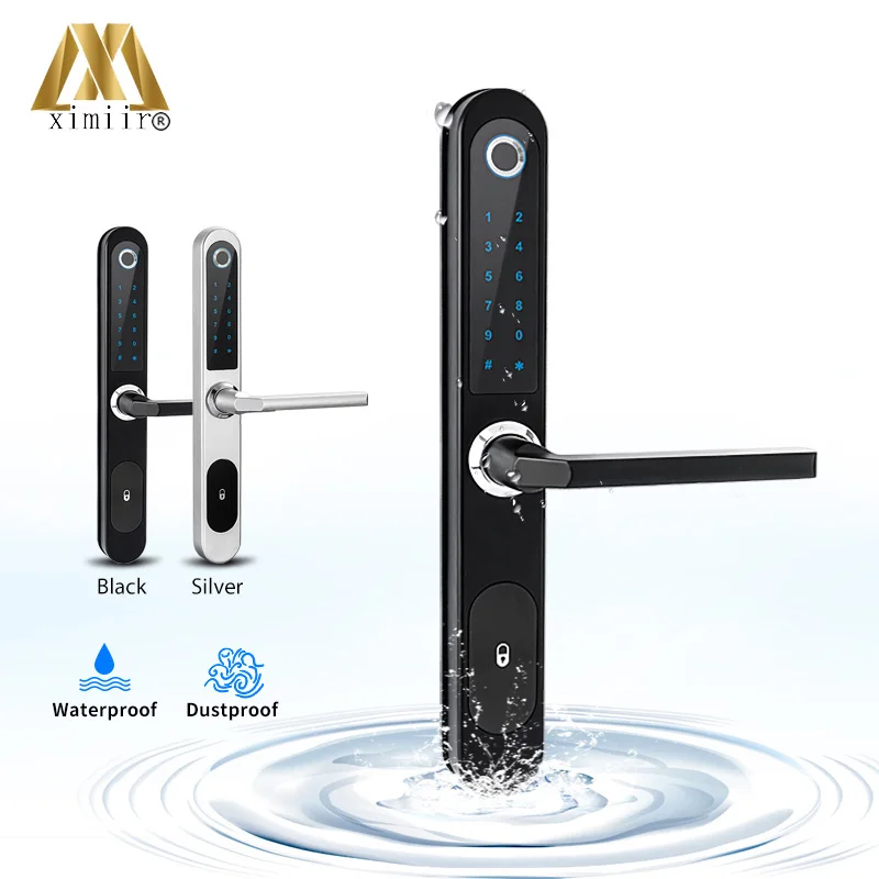 waterproof fingerprint lock outdoor gate lock with tuya wifi app digital electronic door lock for access control system free global shipping