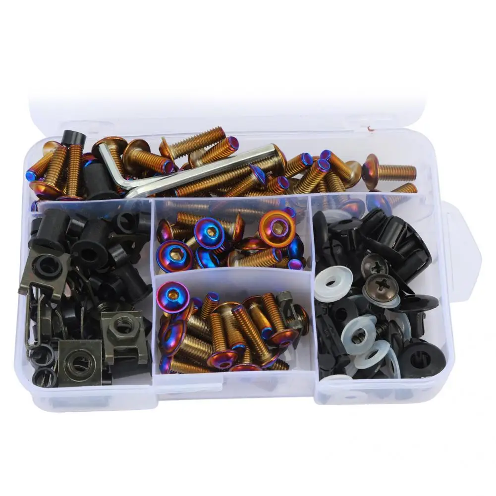 

Fine Workmanship Lightweight Full Fairing Screws Kits for Motorbike