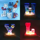 Формы для алфавита, 26 букв, подвеска из смолы, инструменты для рукоделия сделай сам, литые инструменты, литые формы, украшение для дома