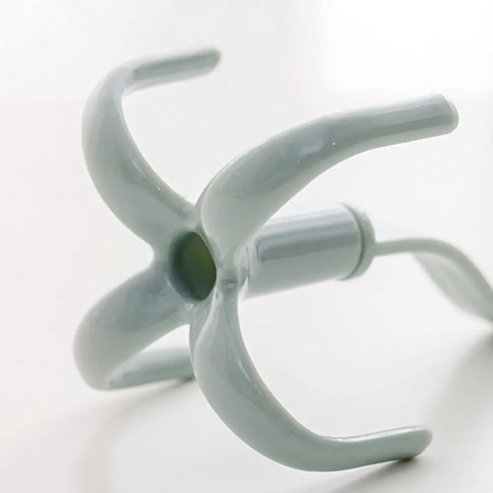 Крючок с четырьмя зажимами вращающийся на 360 градусов пластиковый крючок бытовая