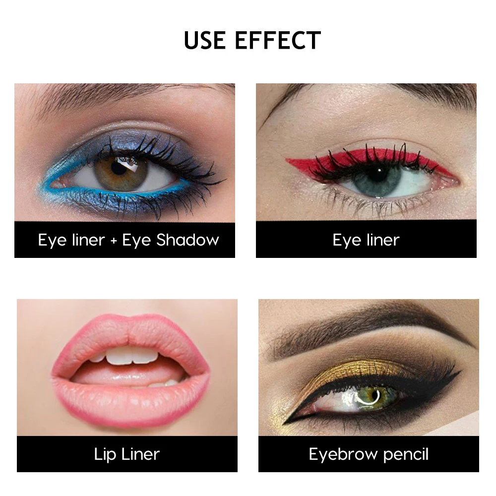 Подводка-карандаш водостойкая для глаз 12 шт./компл. | Красота и здоровье