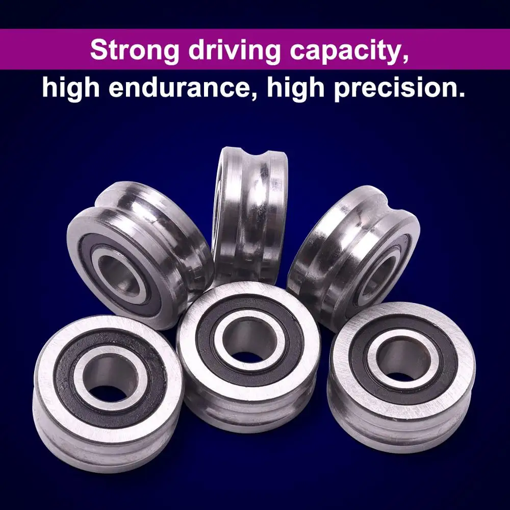 1 шт. Новый U паз герметичный шариковый подшипник направляющий Сильная емкость