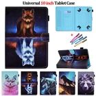 Кожаный чехол для Xiaomi Mi Pad 4 Plus, Универсальный 10-дюймовый чехол для планшета Lenovo Tab M10 HD M10 fhd plus E10 Tab 4 10 10 1