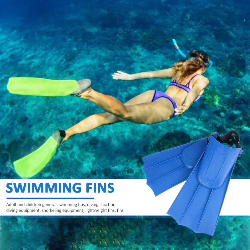 

Swimming Short Foot Diving Fins Adults Children Ultra Light Water Sports Flipper Swim Pool Beach Swimming Accessories