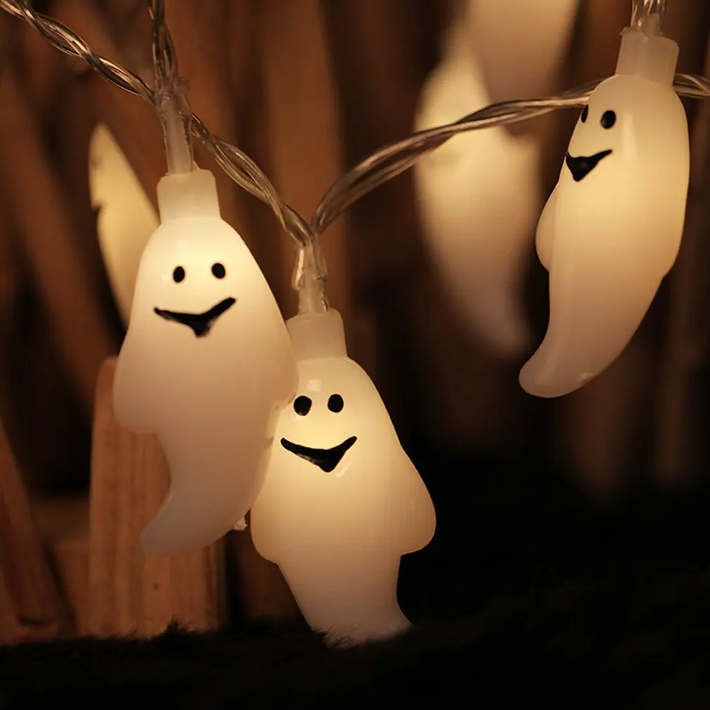 

Cute Halloween Led String Light Ghost Skull Decorative Lights Fairy LED Garland Outdoor Indoor Decoration Battery