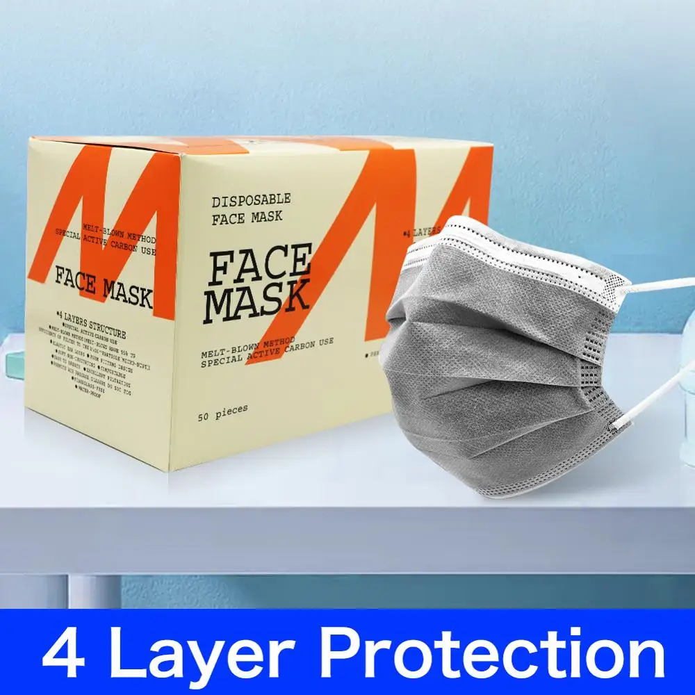 

Protective Mask Masque Disposable Face Masks Mouth Breathable Muffer Cover Caps Dust Filter Safety Mouth Masks Mascarillas