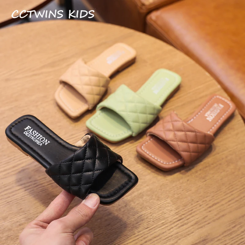 Детская обувь на плоской подошве 2020 летние детские модные мягкие тапочки из