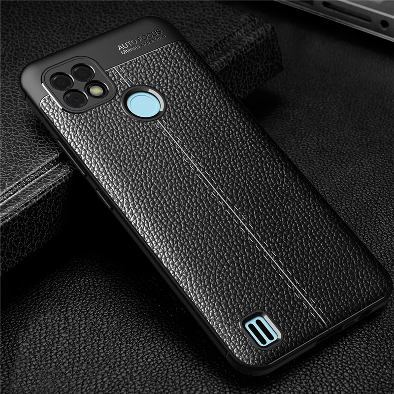 Для Realme C21 чехол КРЫШКА ДЛЯ крышка часы с ремешком из резины и силикона TPU Защитный