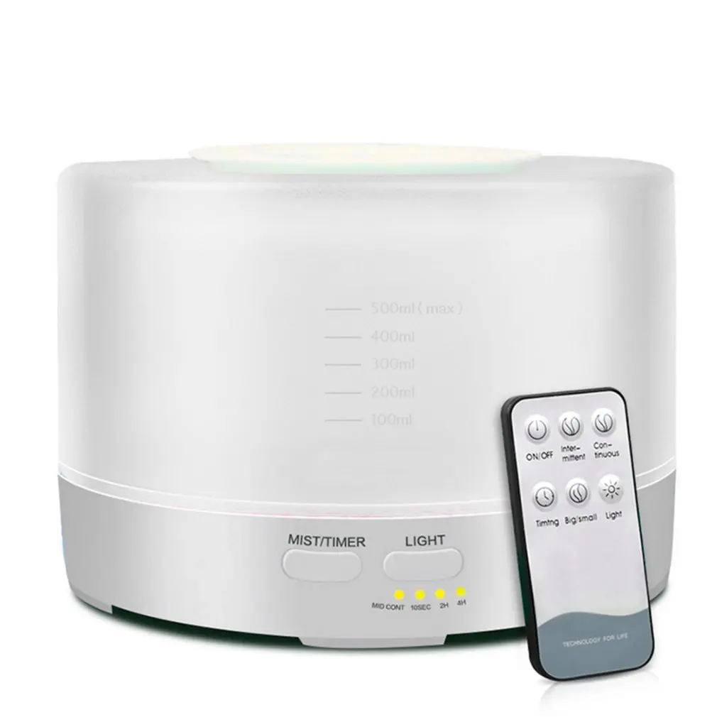500 мл пульт дистанционного управления Светодиодный увлажнитель воздуха для дома