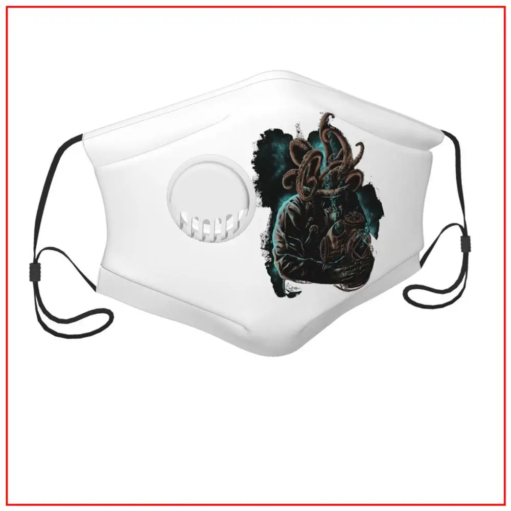 

Kids Men Women face mask MADNESS OF THE DEEP MADNESS OF THE DEEP mask for face with filter Washable Cloth Snorkel Cooling Trump