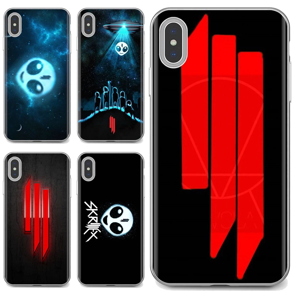 Мягкие ТПУ чехлы Skrillex and Alien DJ Band Music для Huawei Y6 Y5 2019 Xiaomi Redmi Note 4 5 6 7 8 Pro Mi A1 A2 A3 6X 5X