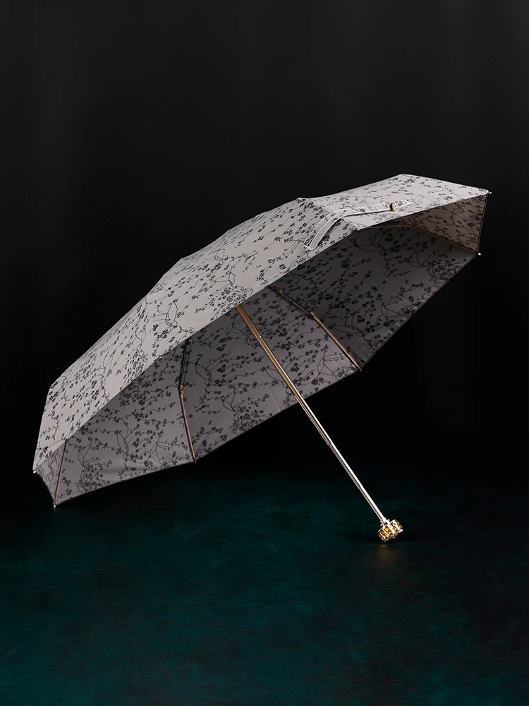 Comprare Ombrelli Retrò Pieghevoli Impermeabili Portatili Esterni Compatti Ombrelli Protezione Uv Antivento Guarda Chuva Rain Gear DF50YS