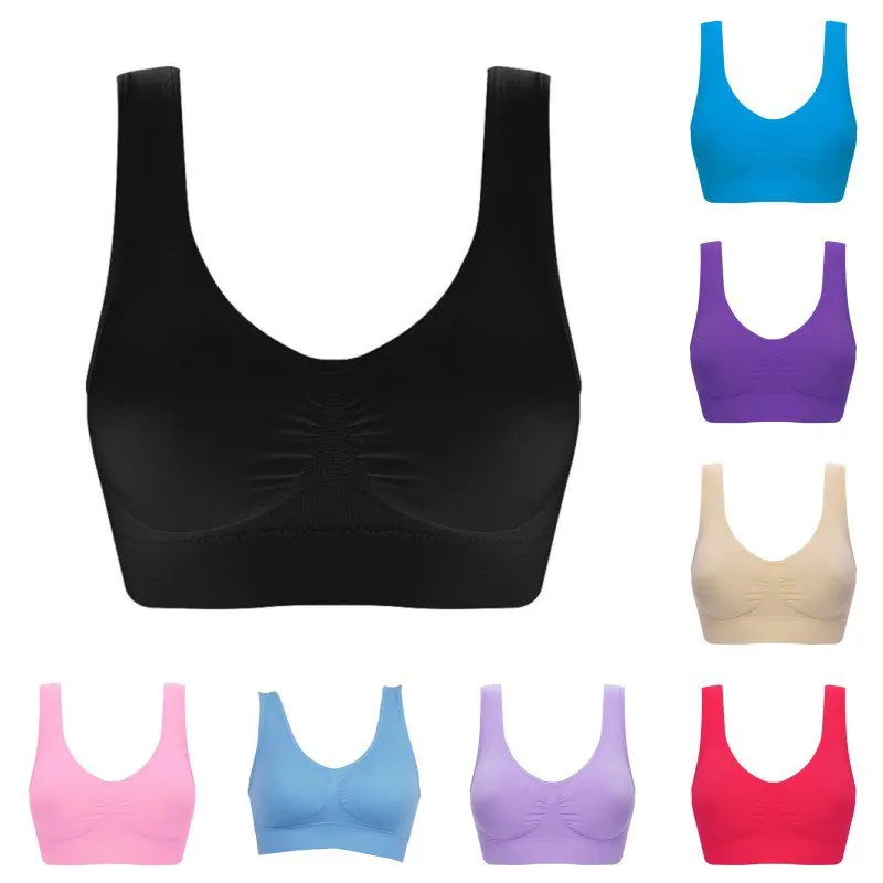 Модный новый двухслойный бесшовный жилет без оправы большого размера спортивный