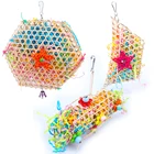 Игрушки для птиц PipiFren, большие аксессуары для попугаев, окуня и Budgie, аксессуары для украшения клетки, африканский серый