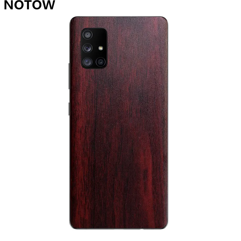 NOTOW роскошная деревянная защитная пленка на телефон заднюю панель для Samsung