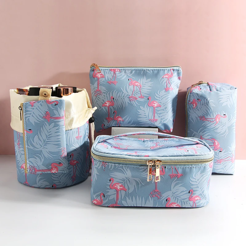

Men Women's Cosmetics Cases 5 Pieces set makeup Bags Travel organizer Portable Cosmetic Bag beauty Necessaries toiletries Bags