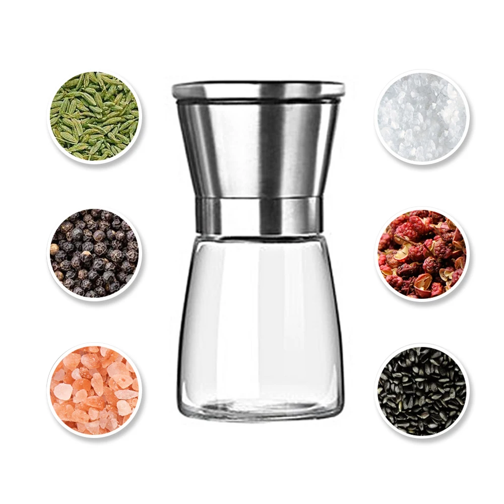 Из 2 предметов прочная ручная мельница для соли и перца комплект
