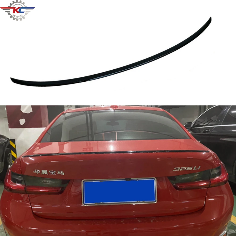

Carbon Print Rear Trunk Spoiler For BMW 3 Series G20 2019+ ABS Gloss Black Back Bumper Wing