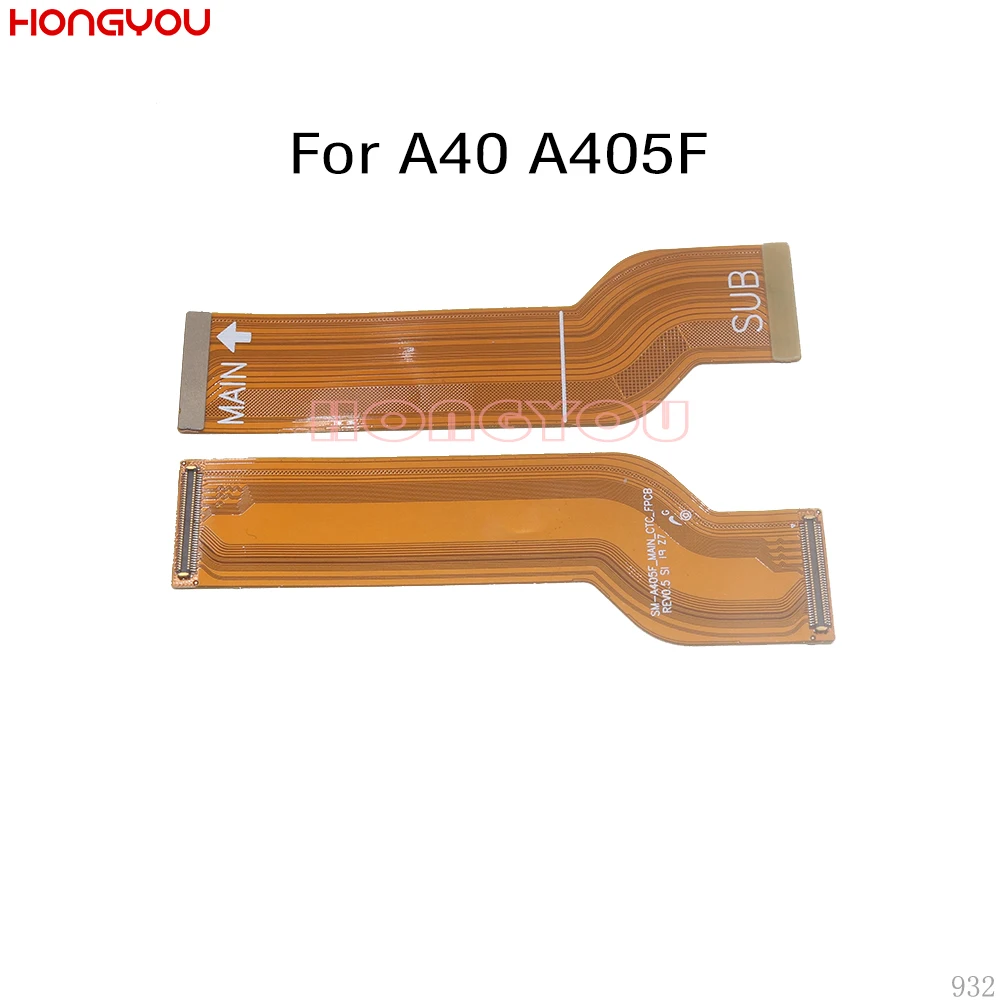 Гибкий кабель для Samsung Galaxy A40 A405F материнская плата с ЖК дисплеем подключения к
