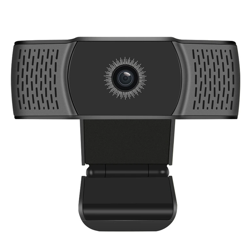

Computer Camera, Built-in Microphone, Driver-Free 180° Free-Rotating Camera Suitable for Meetings