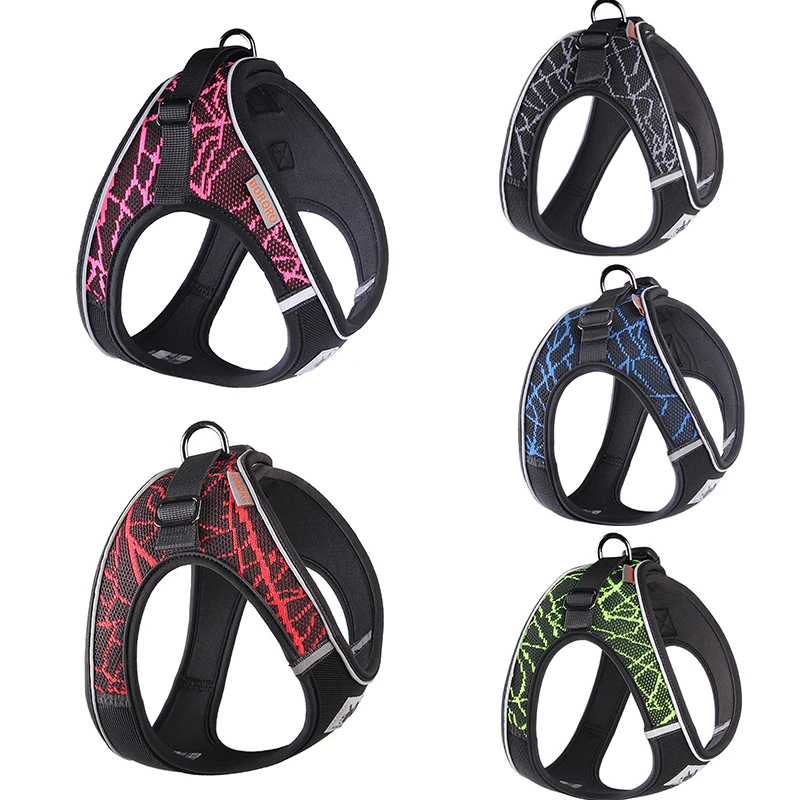 Pet Dog Leads Chest Straps Comfortable Harnesses Vest Dog Harness Collar For Large Medium Small Dogs Pet Accessories correa perr