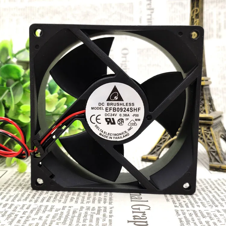 Новый оригинальный EFB0924SHF 9032 24 В 0.38A 9 см gale объемный двойной шариковый инвертор Охлаждающий вентилятор