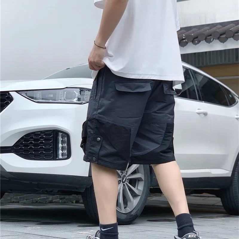 

21 Summer New Functional Dark Style Workwear Five-Point Shorts Embroidered Badge Casual Pants Streetwear Pants