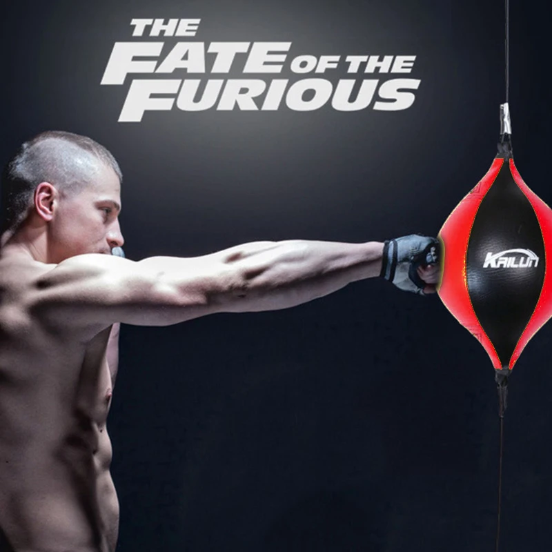 Скорость мяч Фитнес боксерская груша PU пробивание надувные Муай Тай поворотный