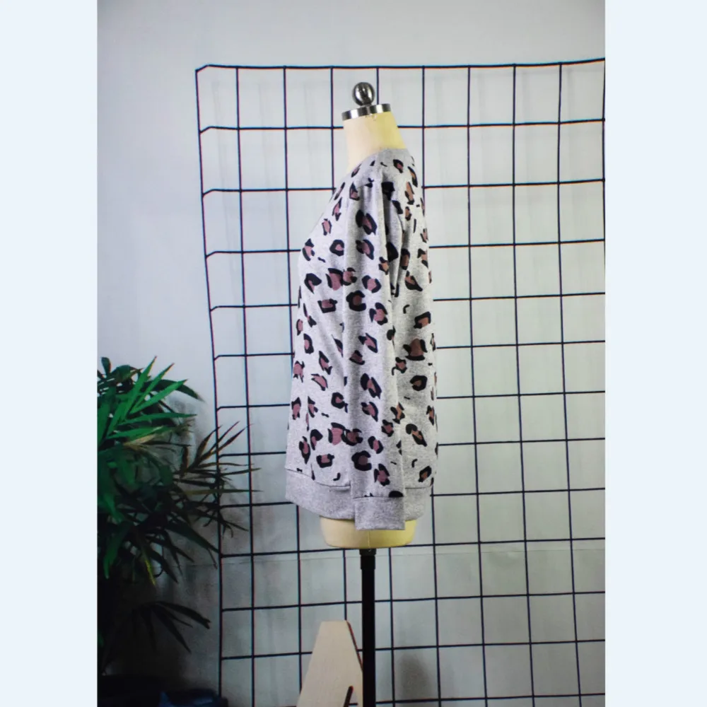 Одинаковая одежда для семьи Мама и я Повседневное леопардовое платье с длинными