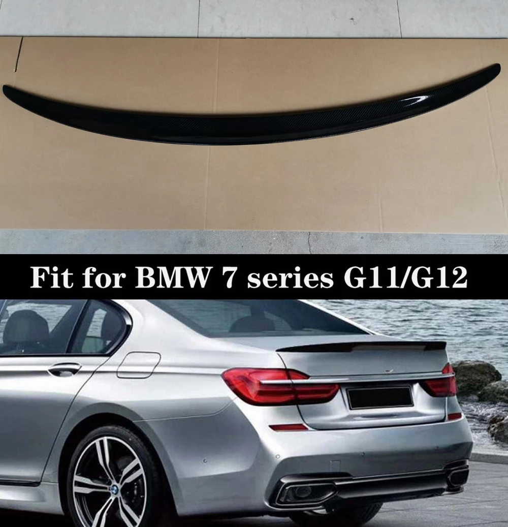 Задний спойлер из углеродного волокна для BMW G11 G12 7 серии 740i 750i седан 2016 2018 крылья