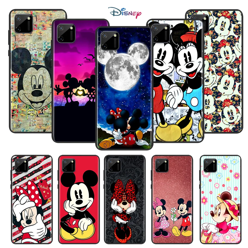 

Disney Cartoon Animation Minnie Mickey Mouse For OPPO Realme 7i 7 6 6S 6i 5 5S 5i 3i Narzo 10 20 Pro Global Black Phone Case