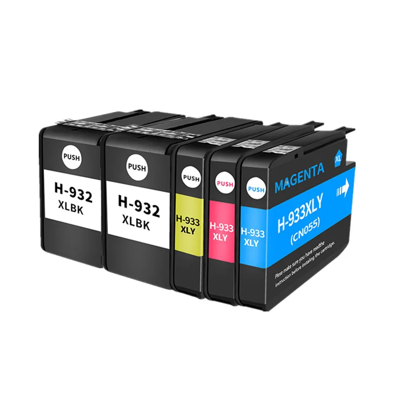 5 шт в упаковке 932XL 933 для HP 932 933XL сменный чернильный картридж Officejet 6100 6600 6700 7110 7610 7612