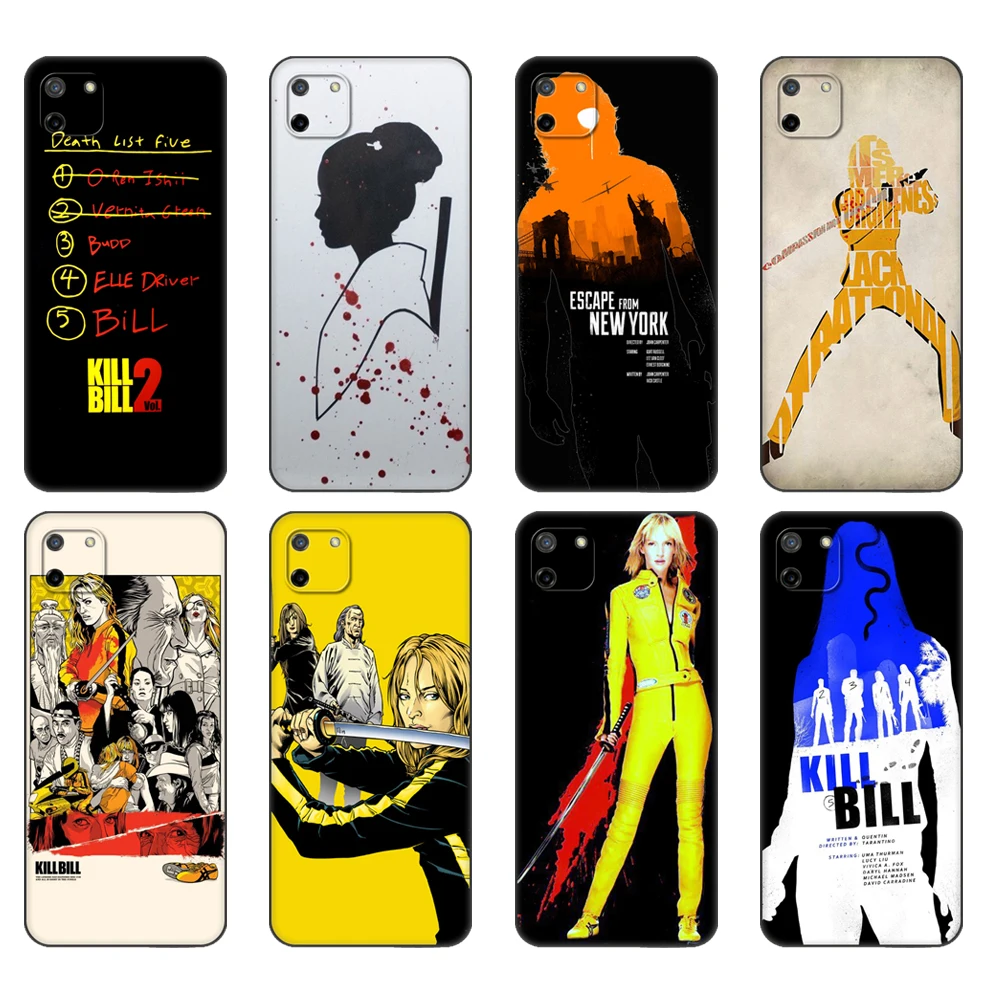 Черный чехол ТПУ Тонкий Высококачественный защитный для OPPO Realme C11 C 11 RealmeC11 задняя