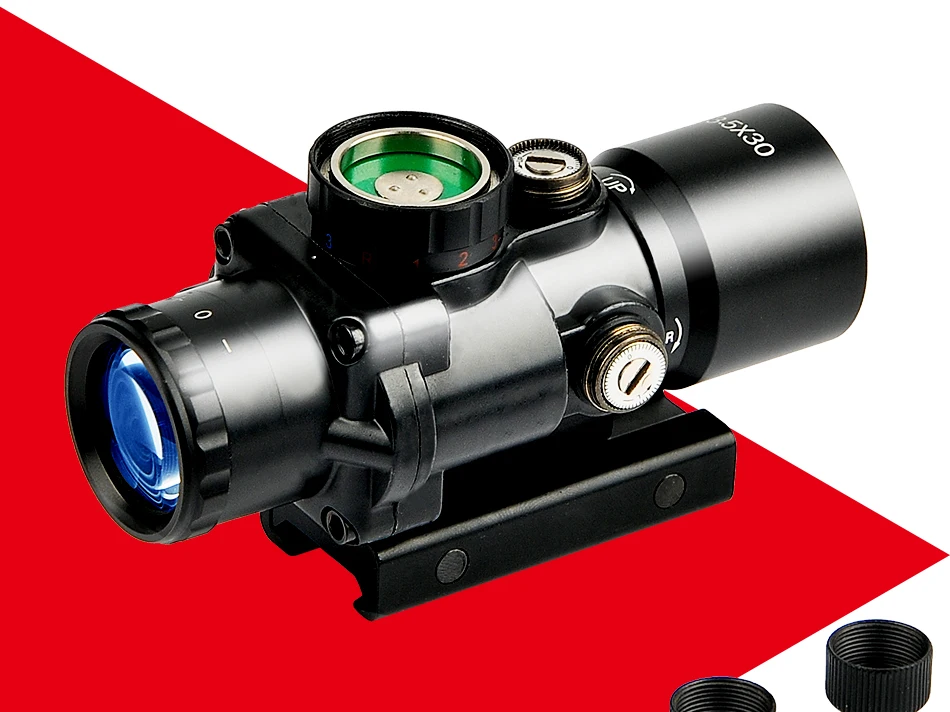 Bestsight 3,5X30 тактический Красный Зеленый Синий прицел оптический прицел охотничьи прицелы с 20 мм рейкой