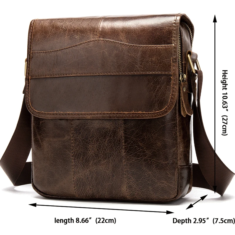 MVA Мужская сумка из натуральной кожи мужские сумки через плечо мужская кожаная